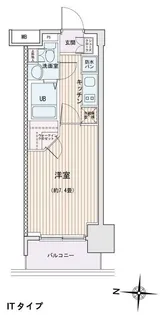 エスティメゾン錦糸町II【5階】の間取り