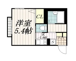 カメリヤハイツ【2階】の間取り