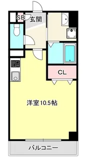 メルベーユ高井田【3階】の間取り