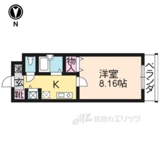 メゾンドムラジ2【1階】の間取り