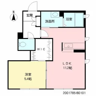 シャーメゾン国分 B棟【1階】の間取り
