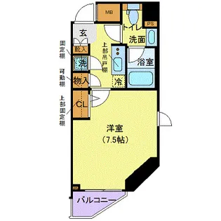アイル両国弐番館【5階】の間取り
