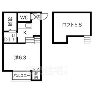 ハーモニーテラス児玉3【2階】の間取り