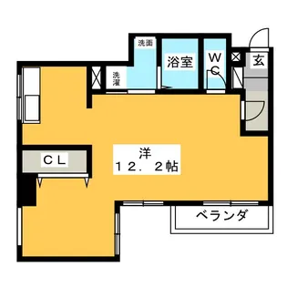 ソレイユ 岩塚【1階】の間取り