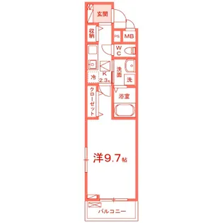 ラポーズ・ルポ【3階】の間取り