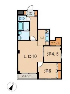 メゾン・シャルマン【2階】の間取り
