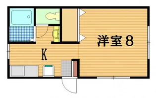エクレールS【2階】の間取り