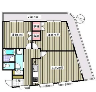 ラ・ネージュ小石川【2階】の間取り