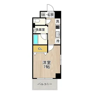 CITY SPIRE 名駅前【9階】の間取り