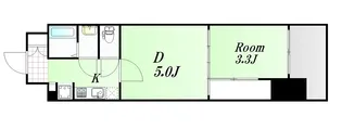 プランドール新大阪【9階】の間取り