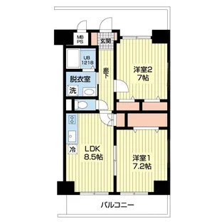 ベナレス藤枝【7階】の間取り