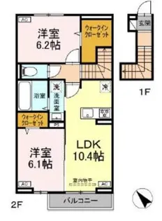 グレイスヴェリテ【2階】の間取り