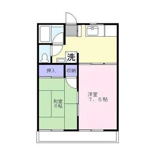 パークサイド森合【2階】の間取り