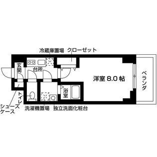 Nasic Court伏見桃山【5階】の間取り