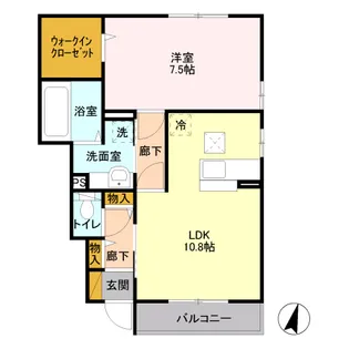 GardensII【1階】の間取り