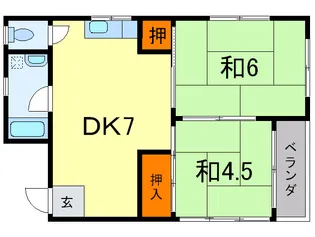 グリーンヒル芦屋の間取り