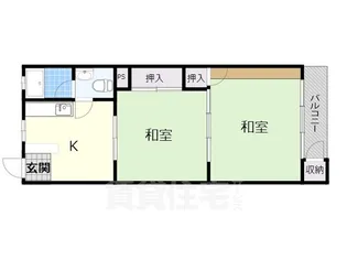 第8マンション【2階】の間取り