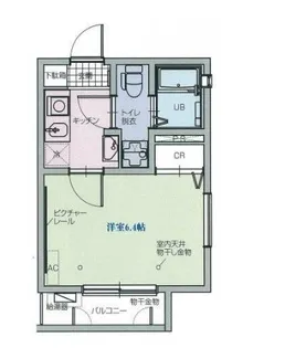 ルクール氷川台【3階】の間取り