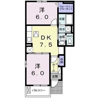 フェリーチェ【1階】の間取り