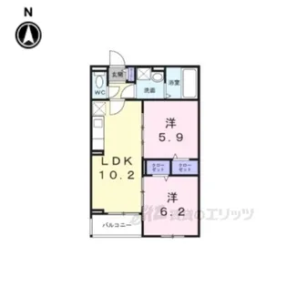 アルストロメリア5【3階】の間取り