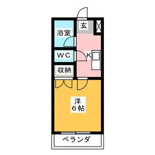 インペリアルコート両替町【6階】の間取り
