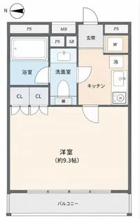 菱和パレス西麻布【3階】の間取り