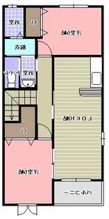 エスポワール弐番館【2階】の間取り