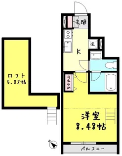 サンスプリング・赤塚【1階】の間取り