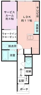 BUENA平島【1階】の間取り