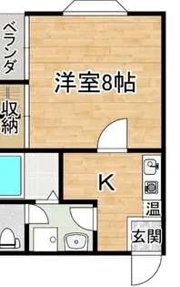 エクセレントハウスB棟【2階】の間取り