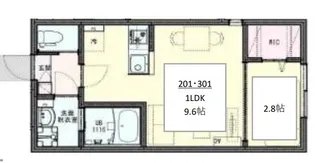 KLEISひばりヶ丘II(KIS新座市栗原2期)【2階】の間取り