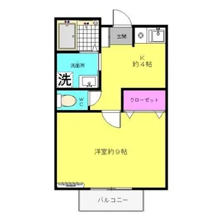 アドバンスII B棟【1階】の間取り