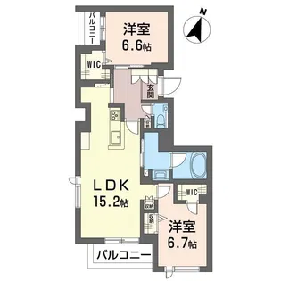 グランアベニール【3階】の間取り