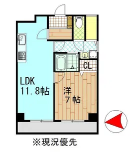 サンリバー綱島【6階】の間取り