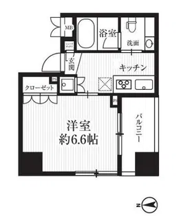 HF千駄木レジデンス【5階】の間取り