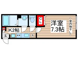 アンクラス船橋【1階】の間取り