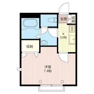 シャーメゾン和光【1階】の間取り