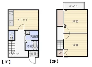 メゾンみそら野【2階】の間取り