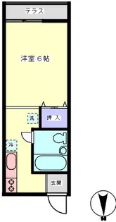 メゾンジュネス【1階】の間取り