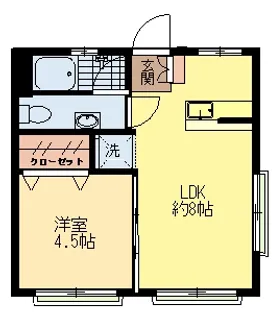 国吉マンション【3階】の間取り