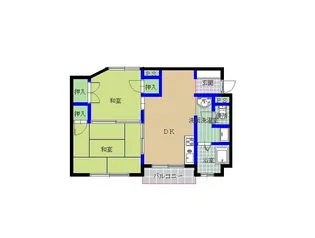 トングウマンション【2階】の間取り