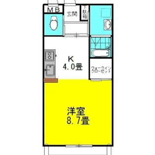 シティコートII【1階】の間取り