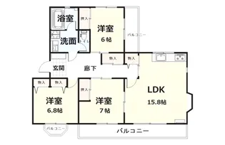 文京町ハイツ【2階】の間取り