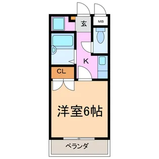 グレース平針【2階】の間取り