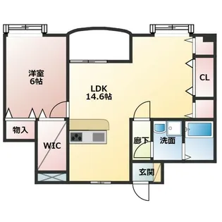 タウンハウス太田【1階】の間取り