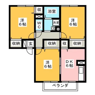 Cartier【2階】の間取り