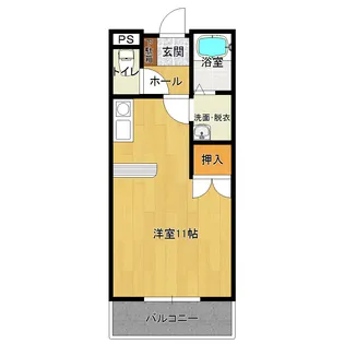 都城パークマンション B【2階】の間取り