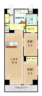 リーガ野間【2階】の間取り