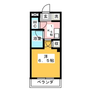 ピーフル庄内【3階】の間取り