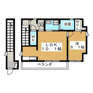 ネオ トリニティー千代田【2階】の間取り